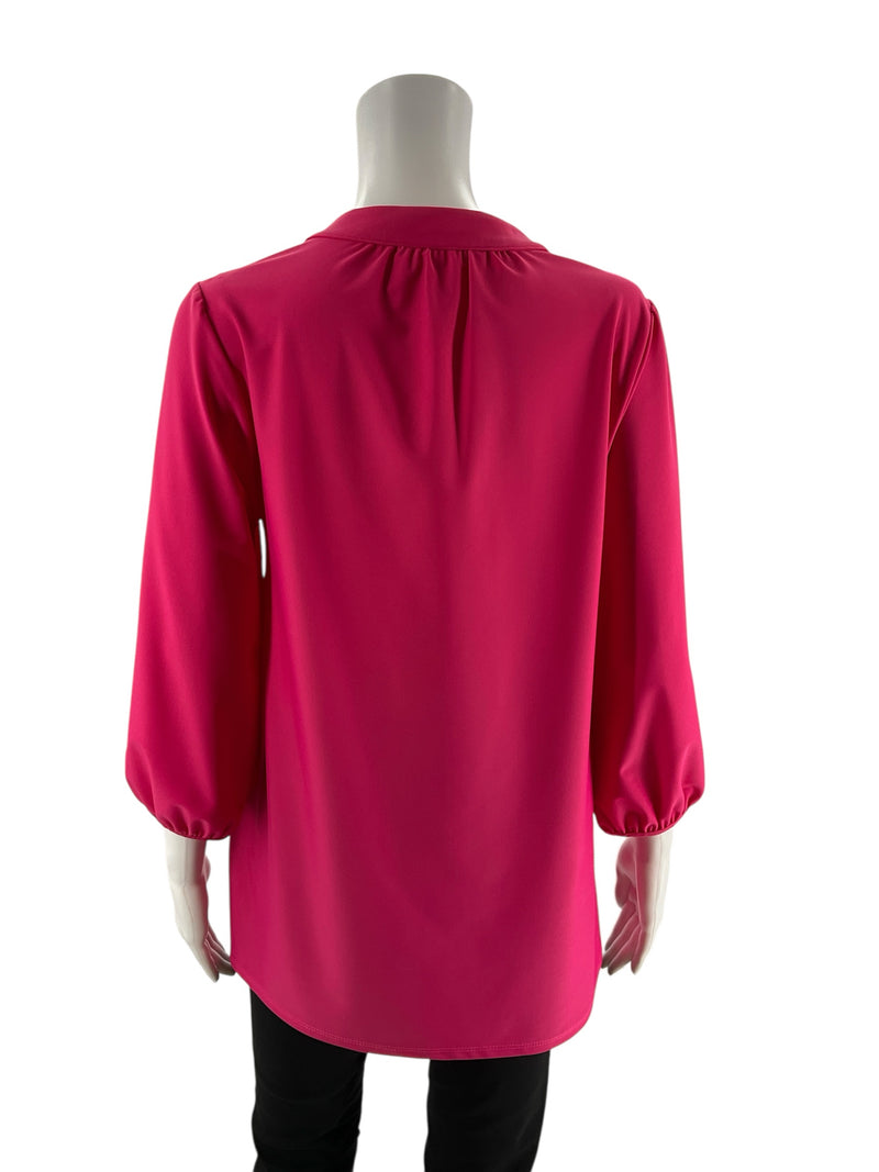 Jude Connally Pink Solid Pre-Owned Ladies Top - Size Small
