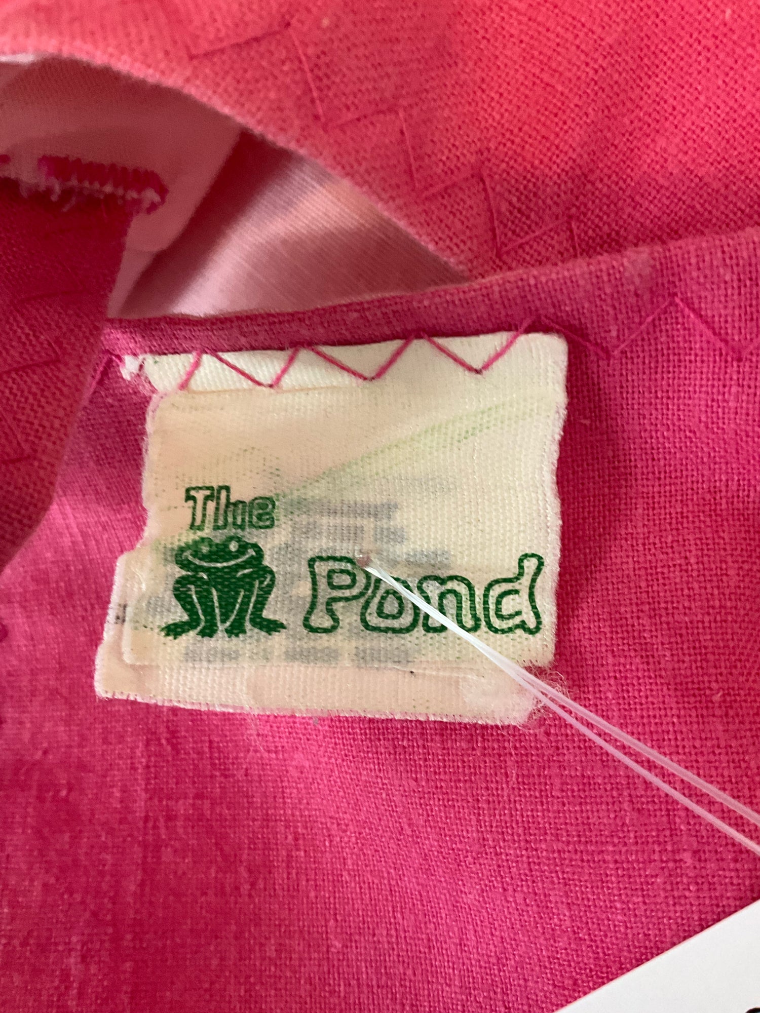 The Pond Vintage Toucan Appliqué Wrap Skirt Size M Pink Tropical Retro