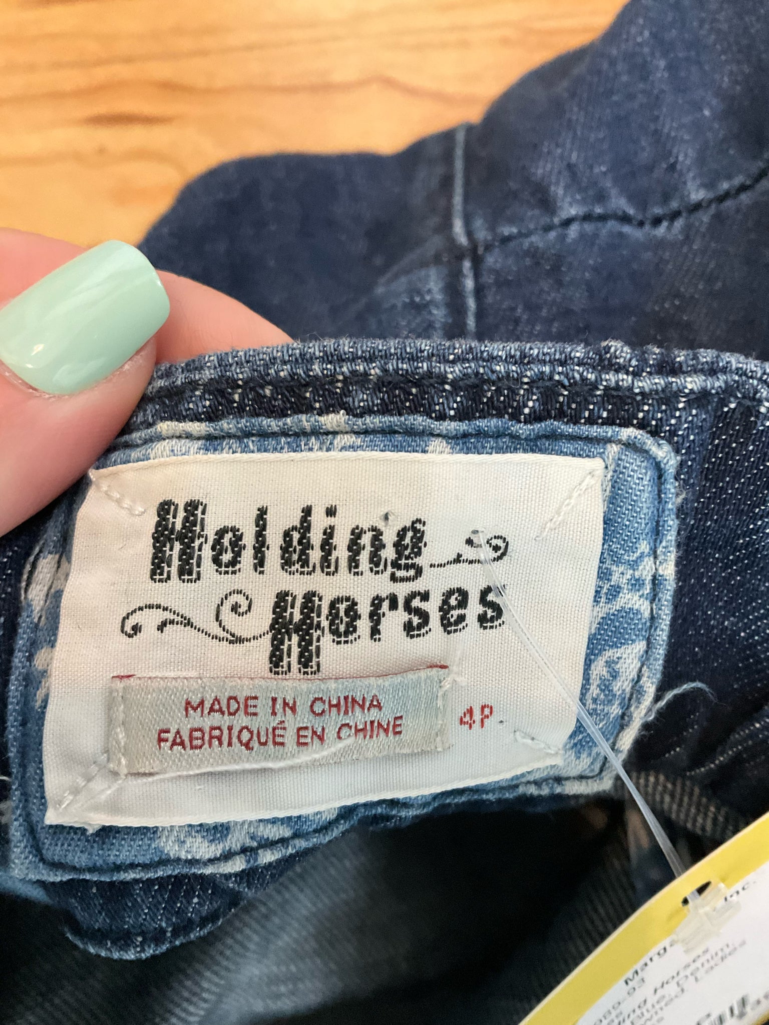 Holding Horses by Anthropologie Denim Strapless Sweetheart Dress 4P