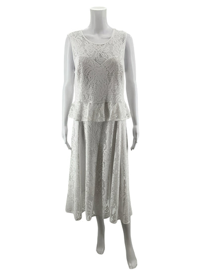 Lilly Pulitzer Armista Floral Lace Tiered Peplum Dress Size 14 - ONLINE ONLY