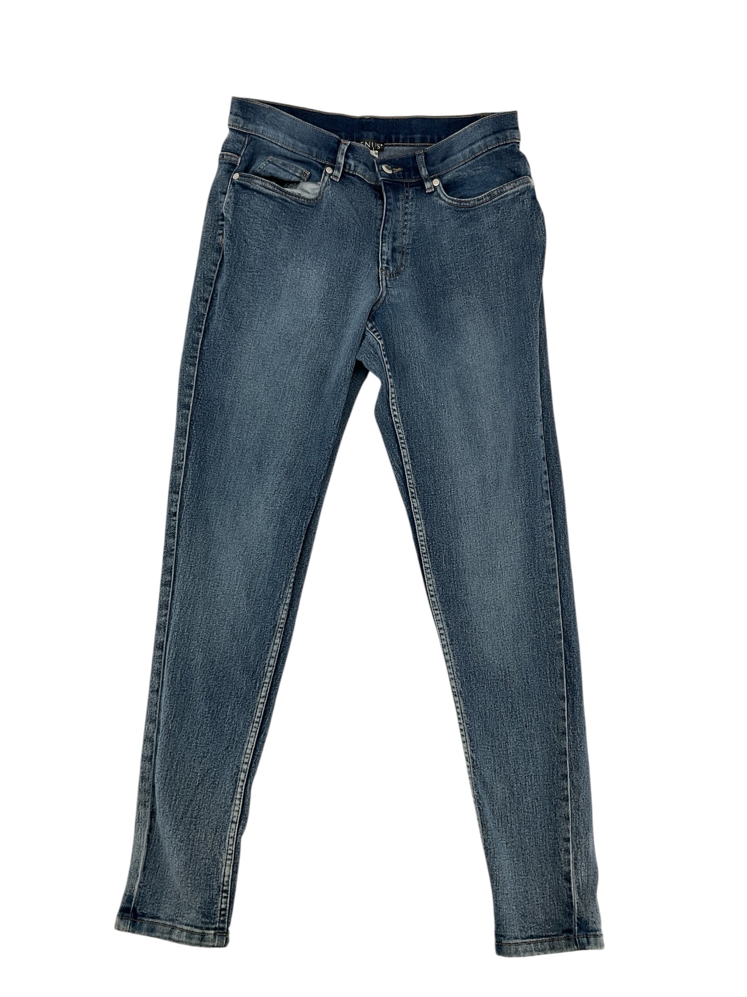 Venus Size 10 Blue Solid Pre-Owned Ladies Jeans