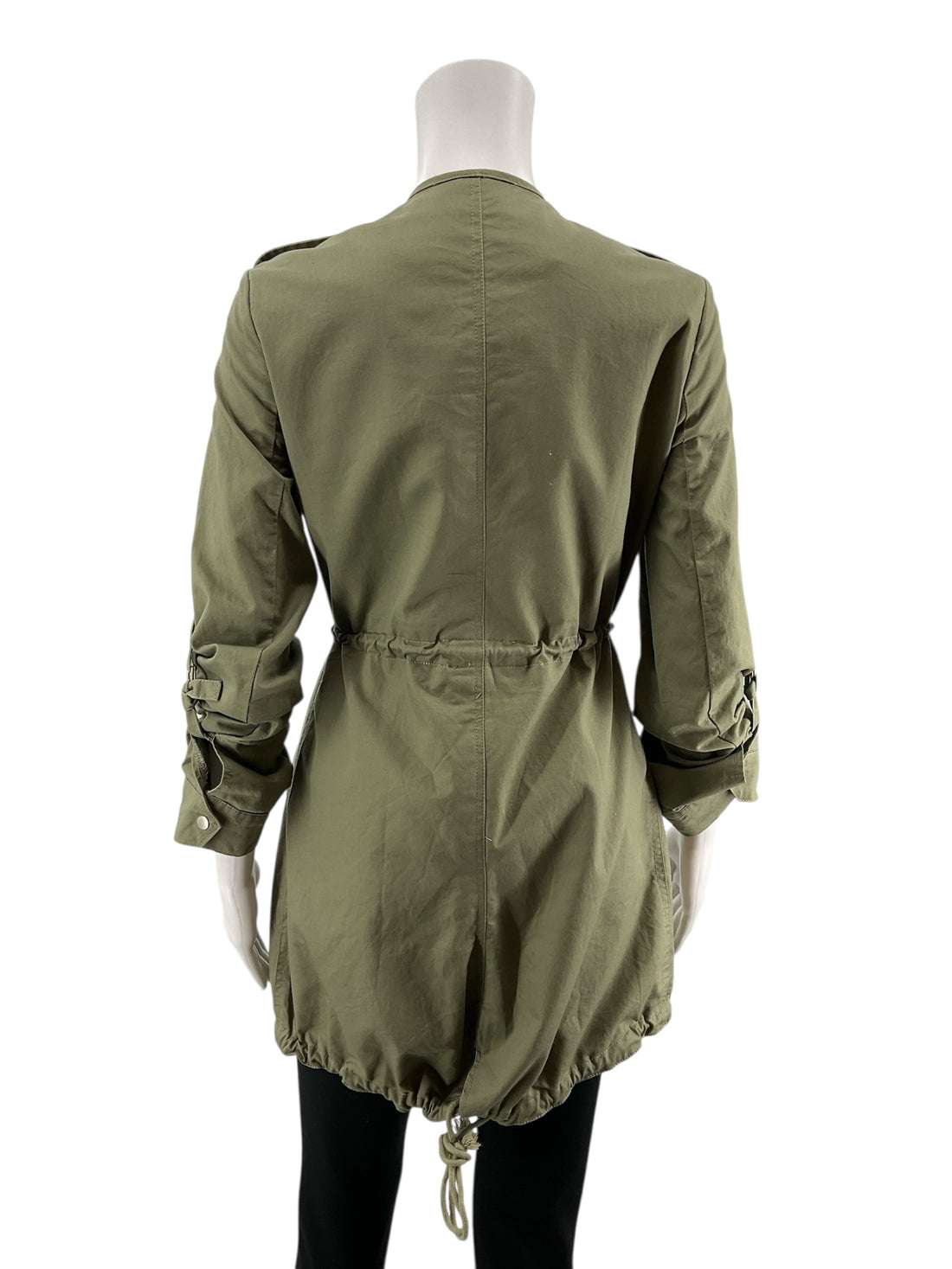 Beulah Olive Green Anorak Utility Military Jacket Size Medium