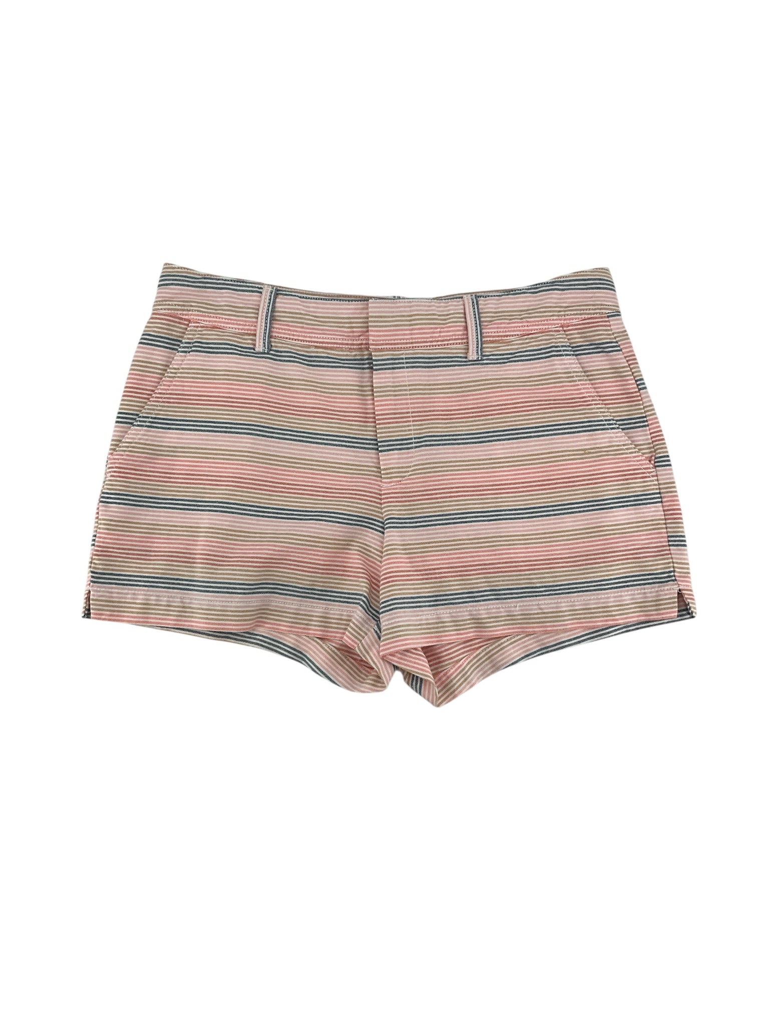 Gap City Short Striped Cotton Shorts Size 8