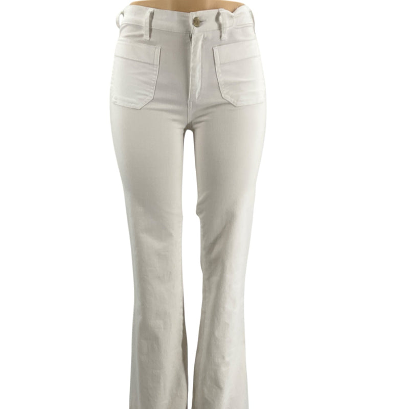 Gap White High-Rise Flare Jeans – Size 4, Excellent Condition - Margaret’s Fine Consignment