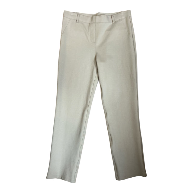 Quince Ultra-Stretch Ponte Straight Leg Pants Size Medium Clay