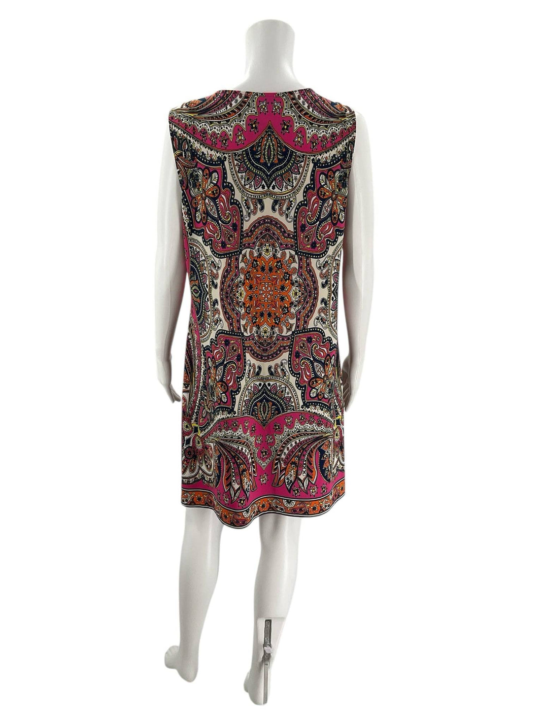 Haani Pink/Orange/Navy Paisley Ladies Pre-Owned Dress - Size XL Petite - Margaret’s Fine Consignment