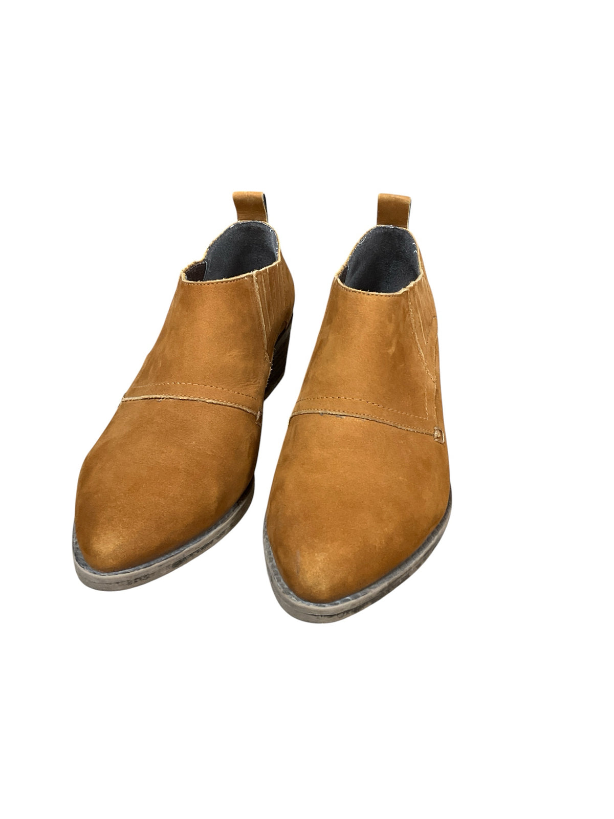 Steve Madden Camel Suede Triple Gore Chelsea Ankle Boots | Size 7.5