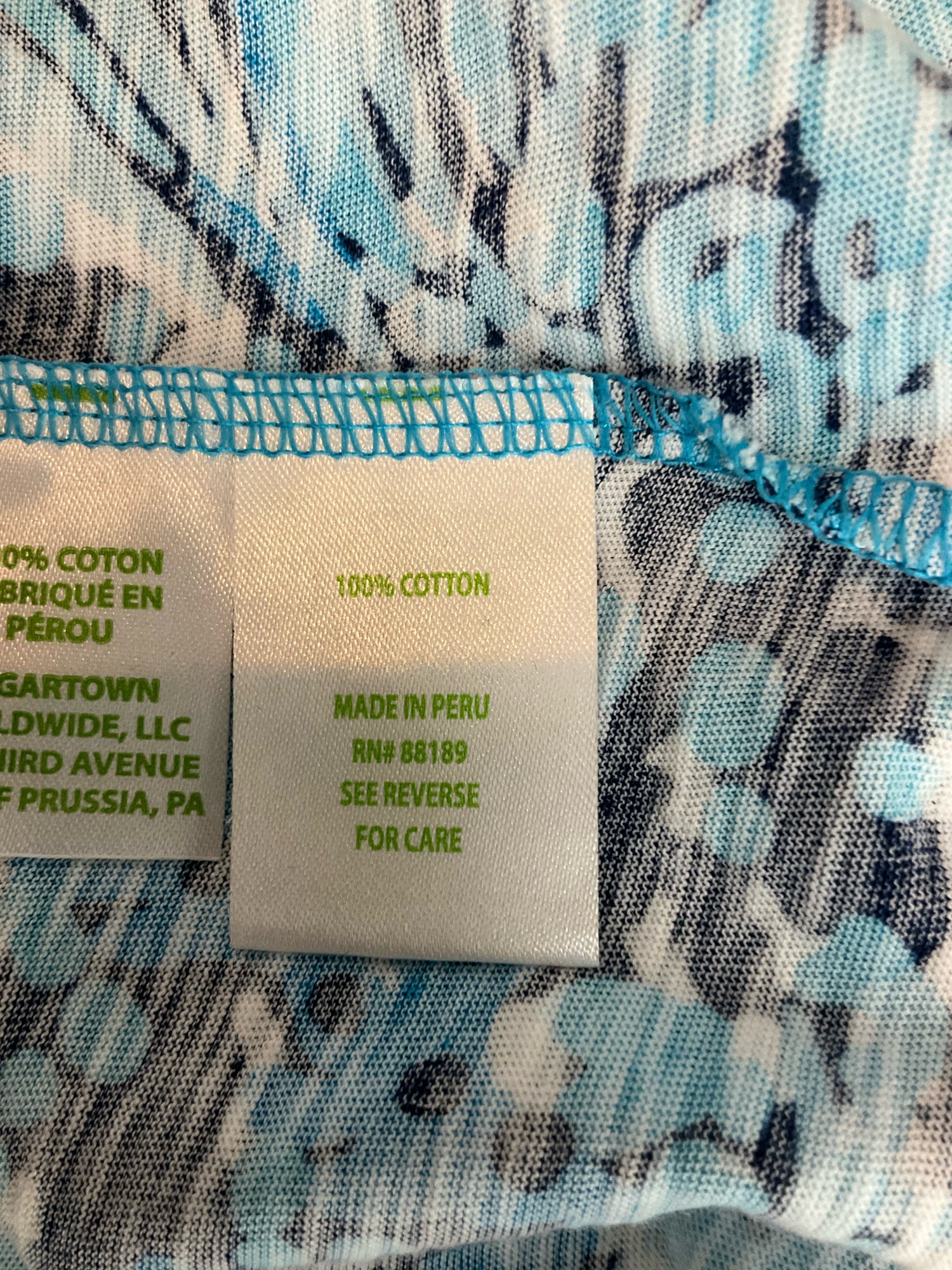 Lilly Pulitzer Michele V-Neck Top in She She Shells Print Size Large