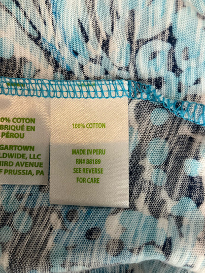 Lilly Pulitzer Michele V-Neck Top in She She Shells Print Size Large