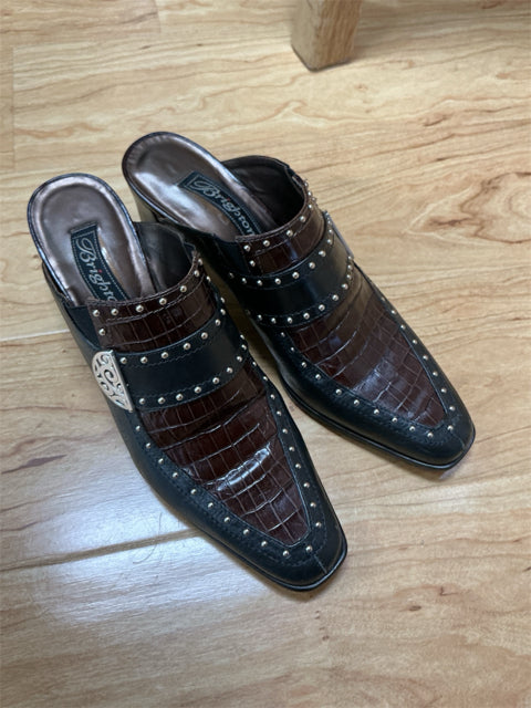 Brighton Shoe Size 7.5 Brown Mules