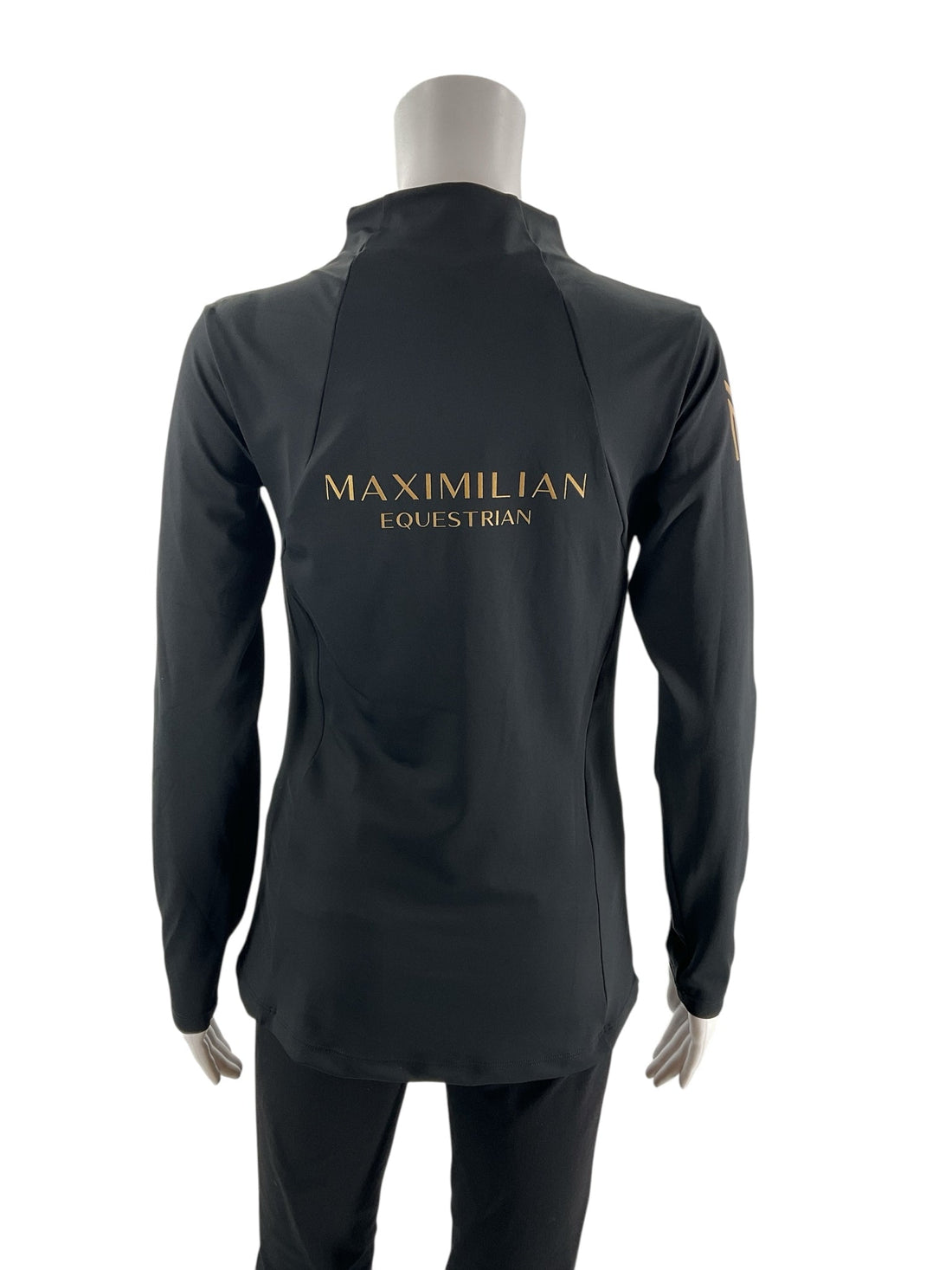 Maximilian Black Solid Pre-Owned Ladies New With Tags Jacket - Size Large - Margaret’s Fine Consignment