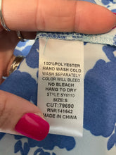 She + Sky Blue Maxi She + Sky Blue Floral Smocked Tiered Midi Dress Size Small - Size S