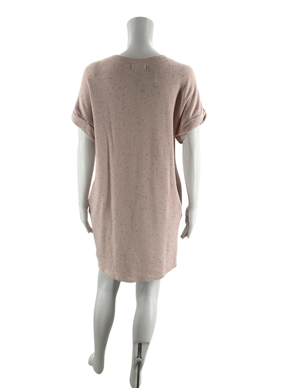 Cherish Pink Speckeled Pre-Owned Ladies Dress - Size Small