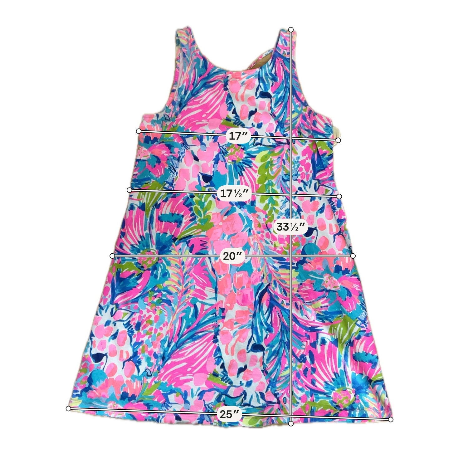 Lilly Pulitzer Nala Soft Shift Dress Turtley Awesome Print Size Small