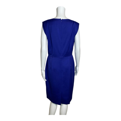 Tahari Arthur S. Levine Purple Sleeveless Sheath Dress Size 8