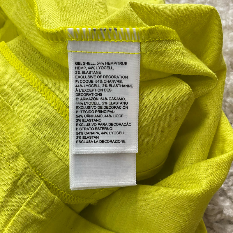 The North Face Yellow Solid Pre-Owned Ladies Top - Size Medium - Margaret’s Fine Consignment