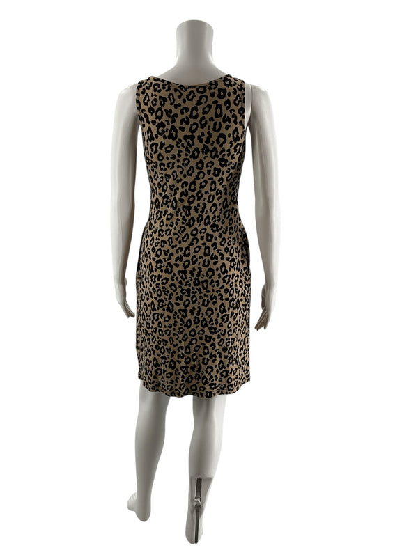Jouica Brown/Black Animal Pre-Owned Ladies Dress - Size Small