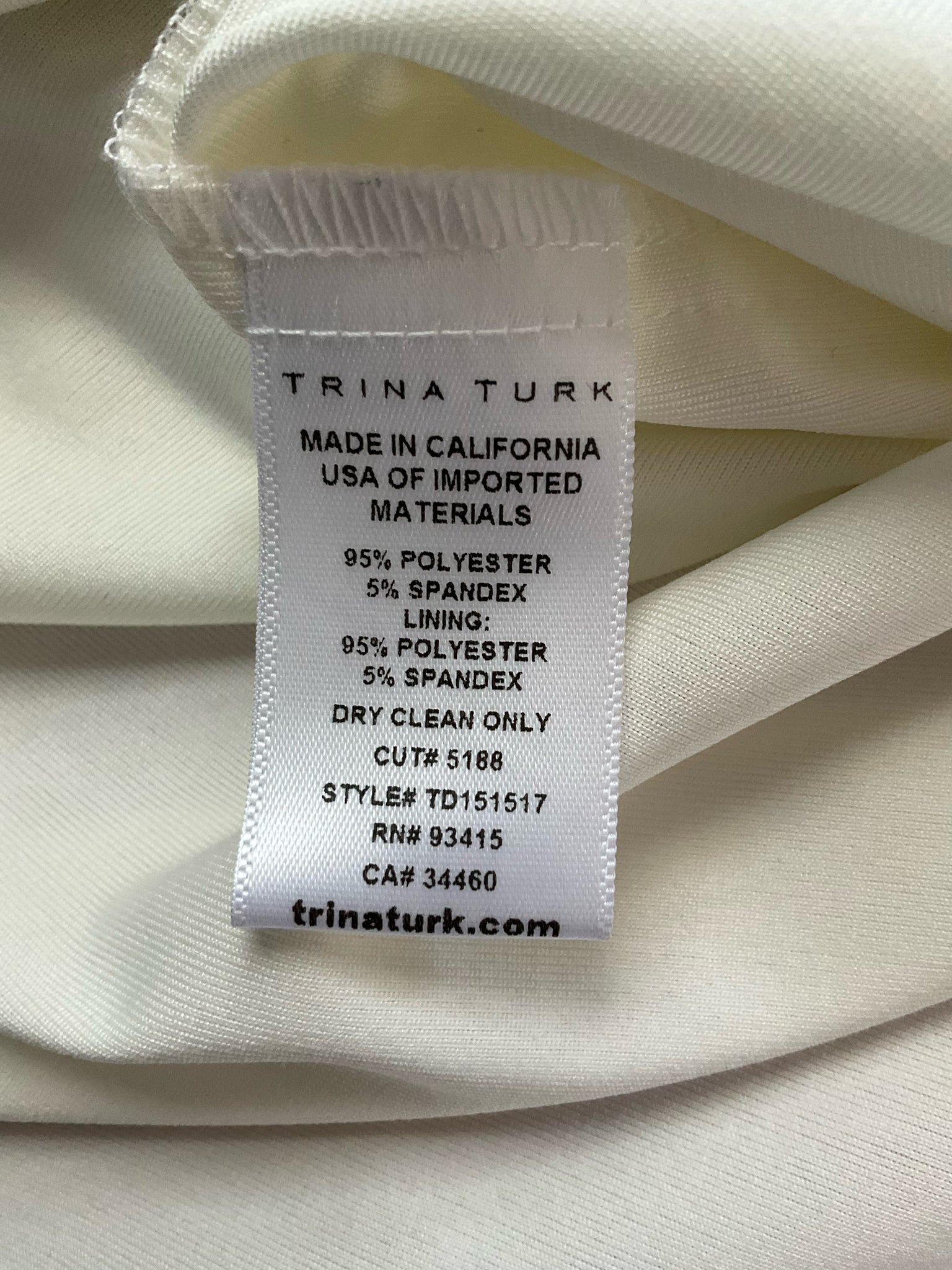 Trina Turk White, Orange &amp; Blue Floral Dress – Women’s Size 12 - ONLINE ONLY