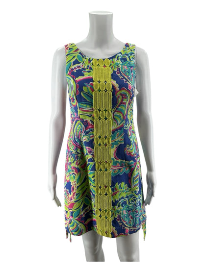 Lilly Pulitzer Gabby Shift Dress Samba Floral Print Cotton Size 0