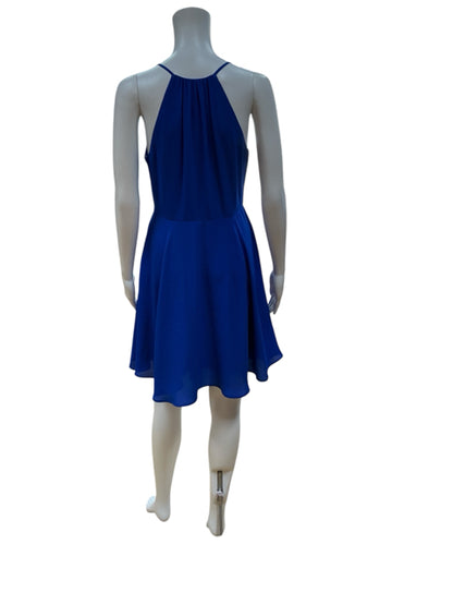 Express Cobalt Blue Double Strap Racerback Mini Dress | Size 6 - ONLINE ONLY