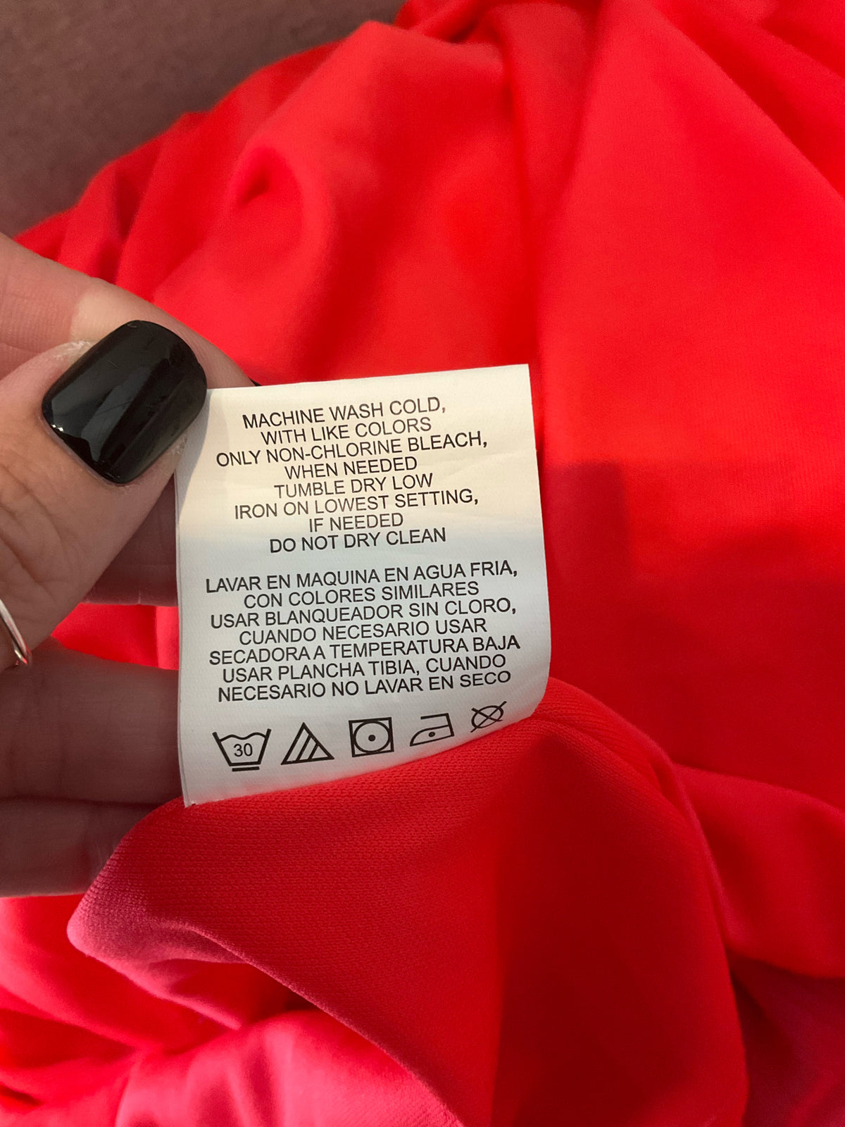 GB Neon Red Tiered Spaghetti Strap Maxi Dress Size Large - ONLINE ONLY