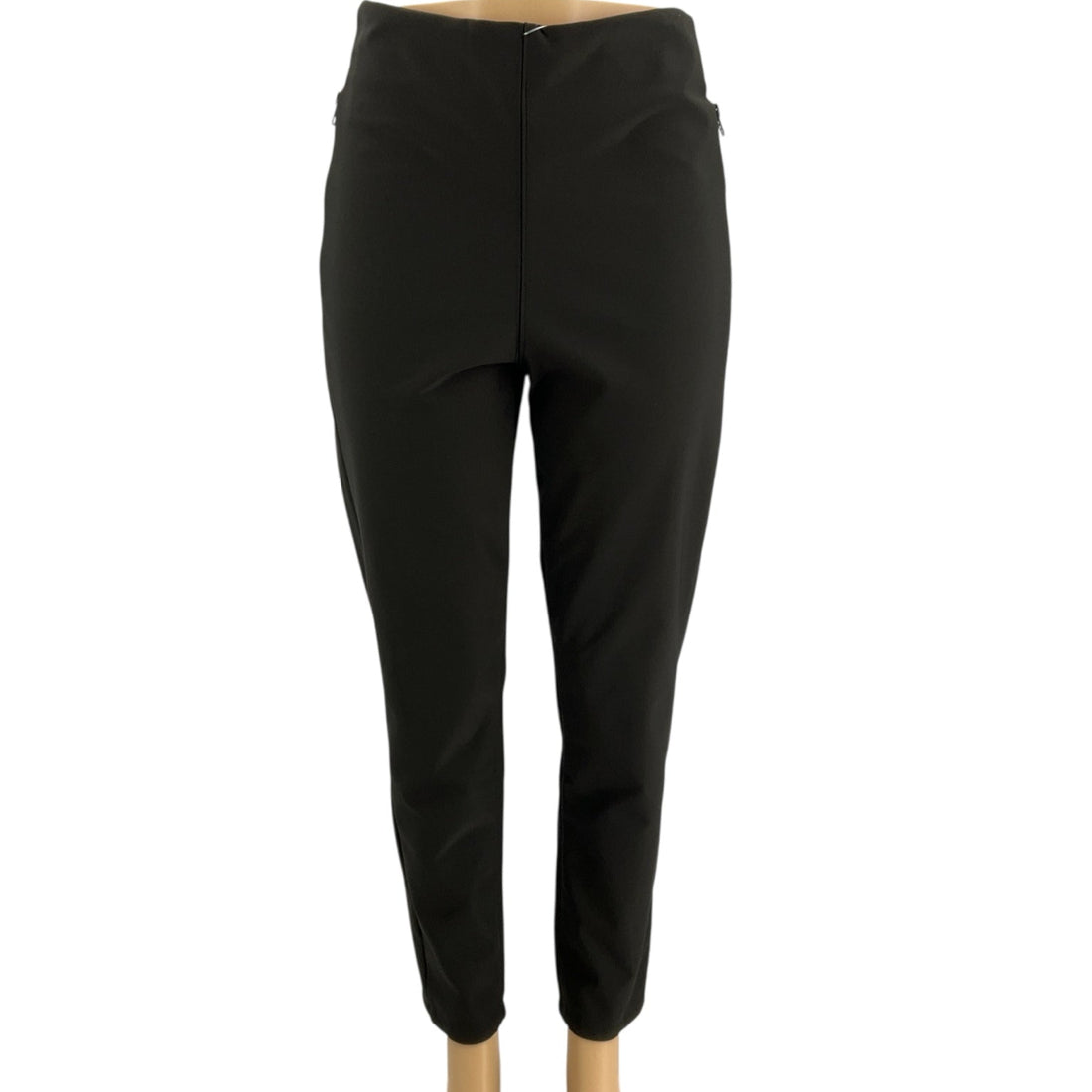 HFX Black Fleece-Lined Pre-Owned Ladies Pants – Size Medium - Margaret’s Fine Consignment