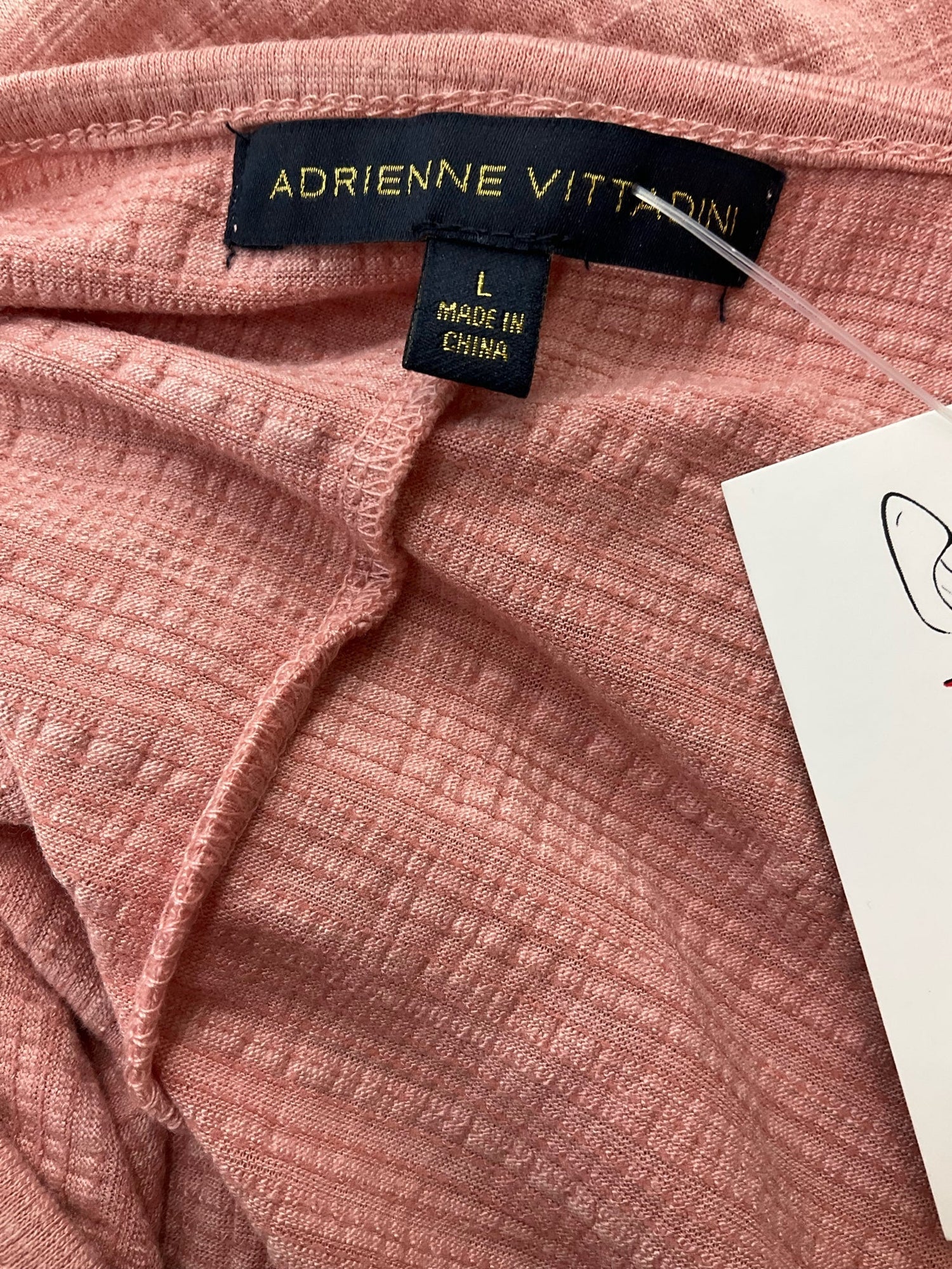 Adrienne Vittadin Pink Solid Pre-Owned Ladies Top - Size Large - Margaret’s Fine Consignment