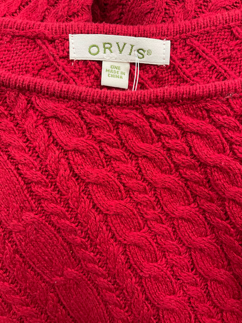 Orvis Red Cable Pre-Owned Ladies Top - Size One Size Fits Most