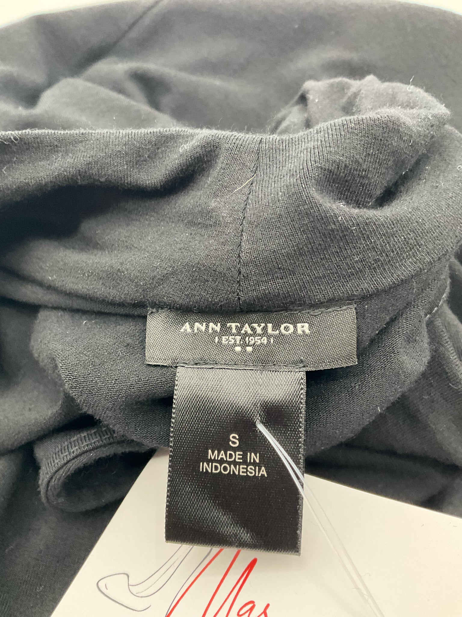 Ann Taylor Black Solid Pre-Owned Ladies Dress - Size Small