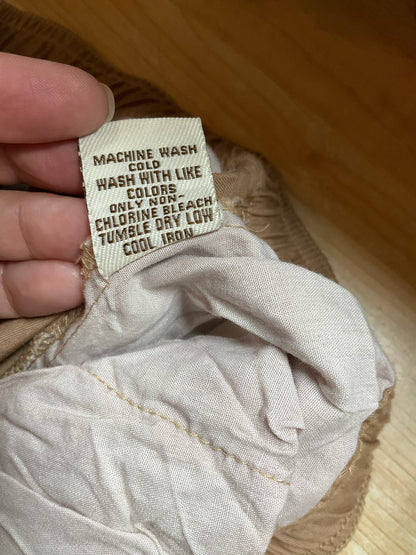 Whispering Smith Womens 100% Tencel Cargo Jogger Pants Tan Size Medium - ONLINE ONLY