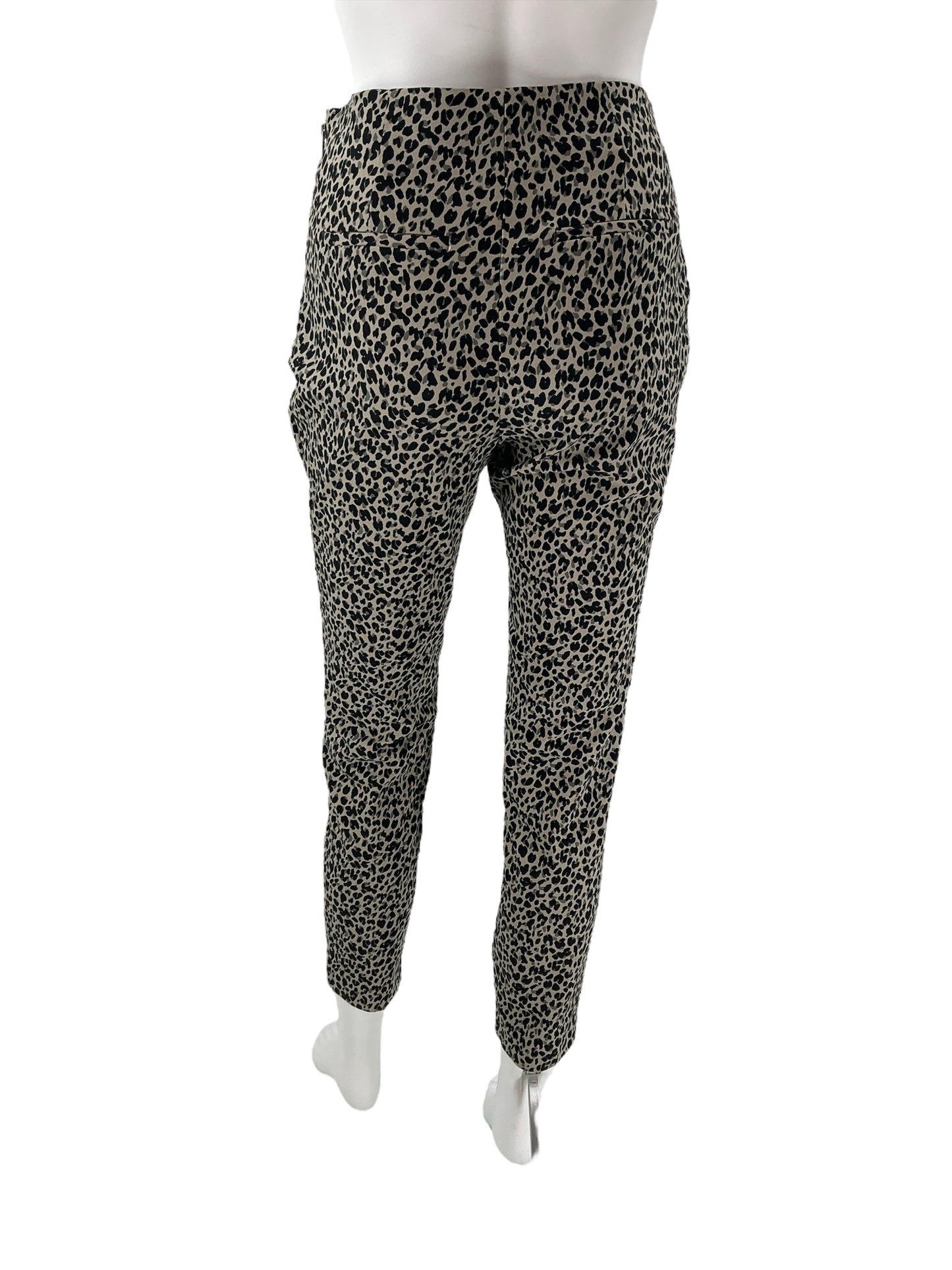 A New Day Brown/Black Cheetah Pants Size 4 - rear view