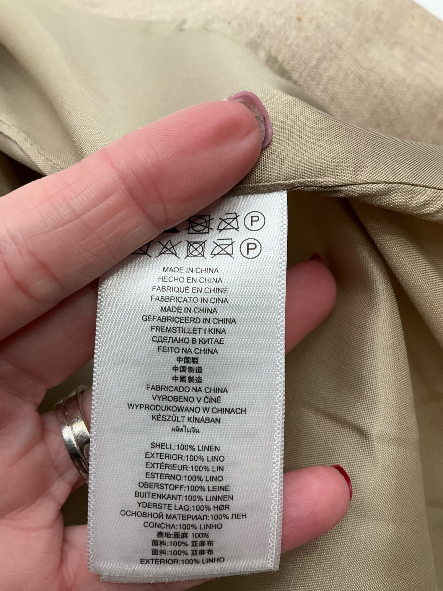 Michael Kors Tan Solid Pre-Owned Ladies Blazer - Size 14 - Margaret’s Fine Consignment