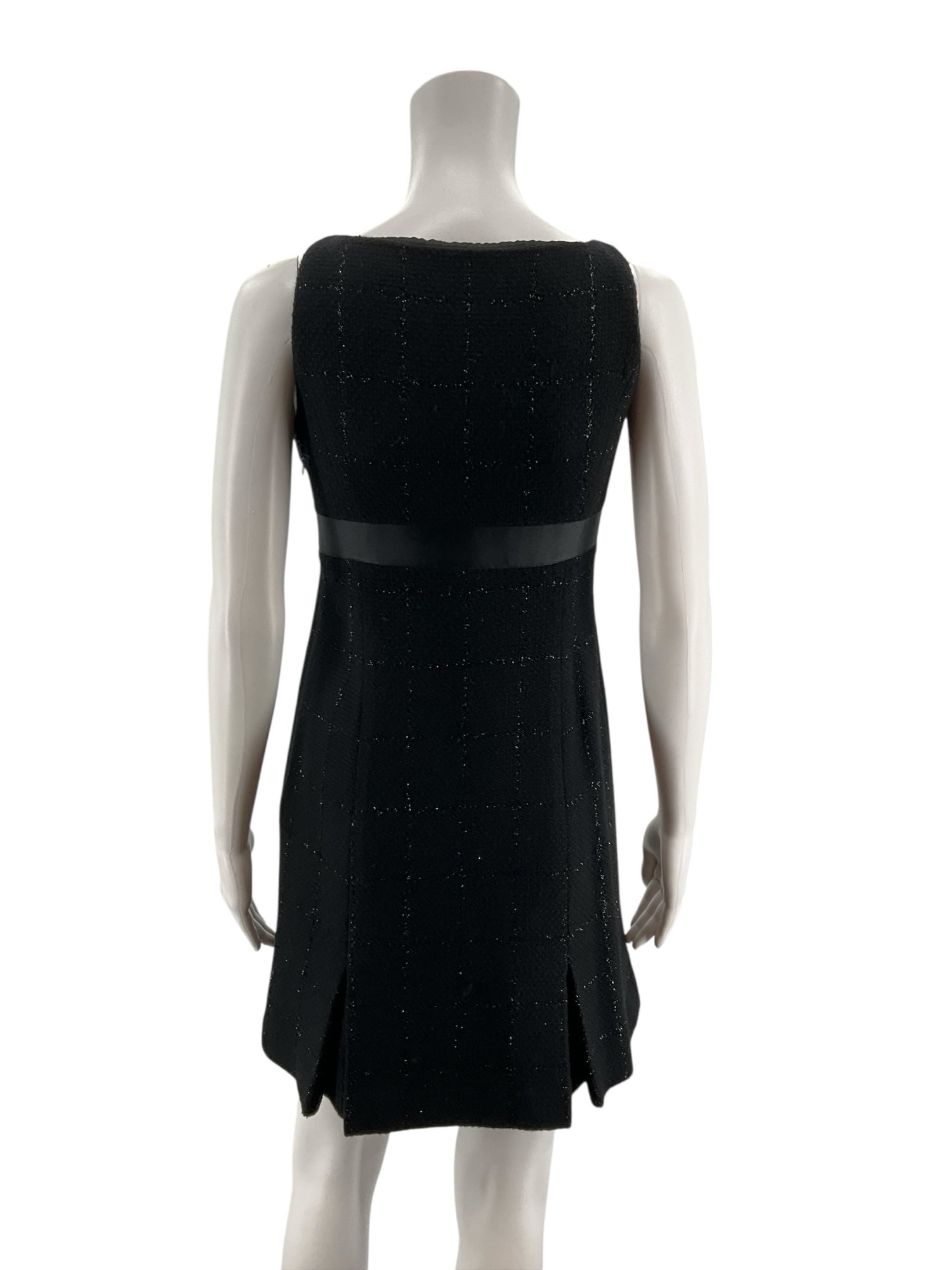 I.N.C. International Concepts Petite Black Sparkle Boucle Tweed Dress Size 2P