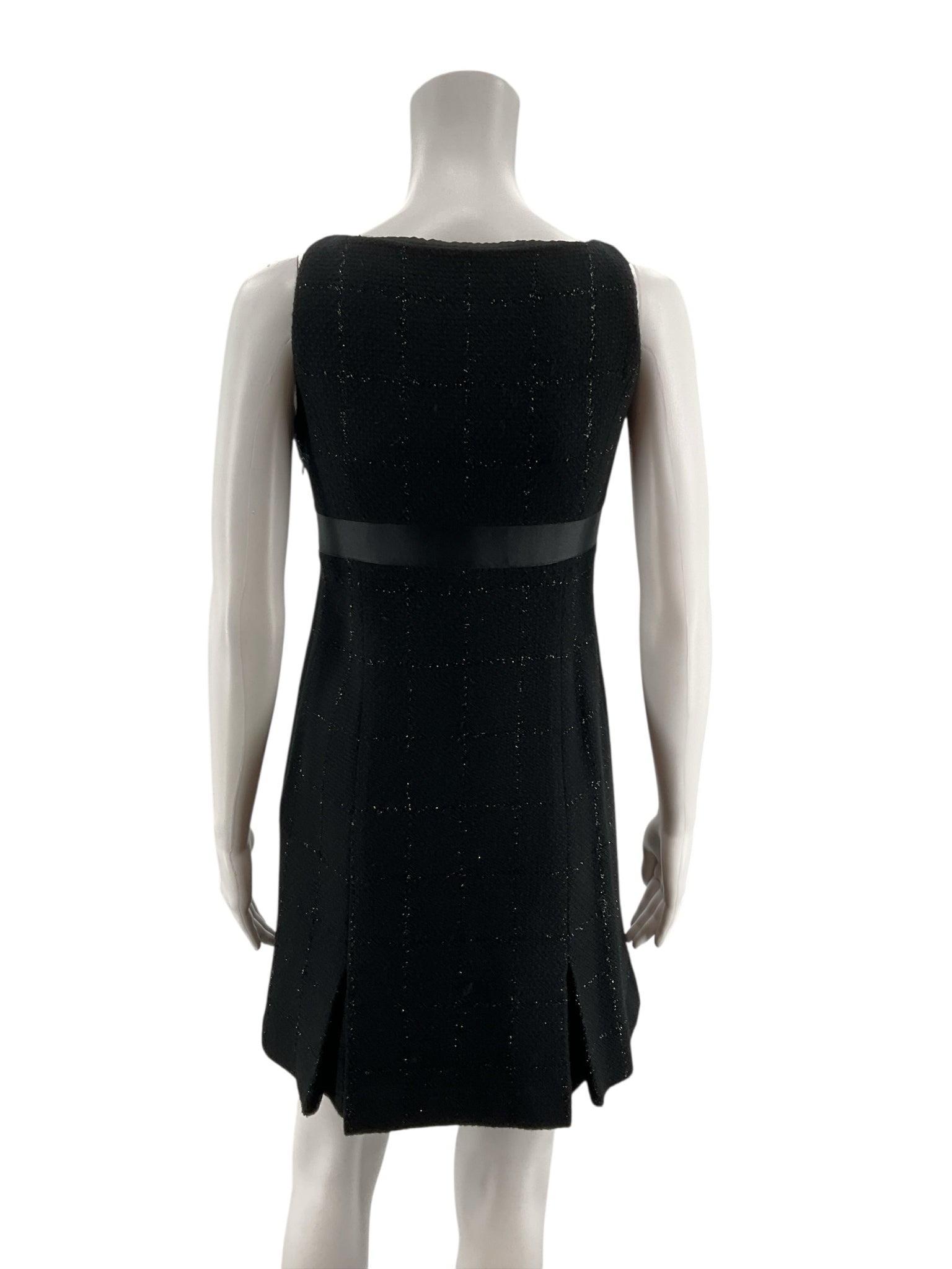 I.N.C. International Concepts Petite Black Sparkle Boucle Tweed Dress Size 2P