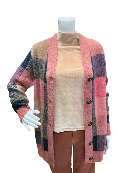 Ann Taylor Size sp Pink/Navy/Tan Pre-Owned Cardigan