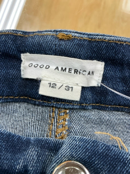 Good American Good Cigarette Crop High Rise Jeans Size 12/31 - ONLINE ONLY