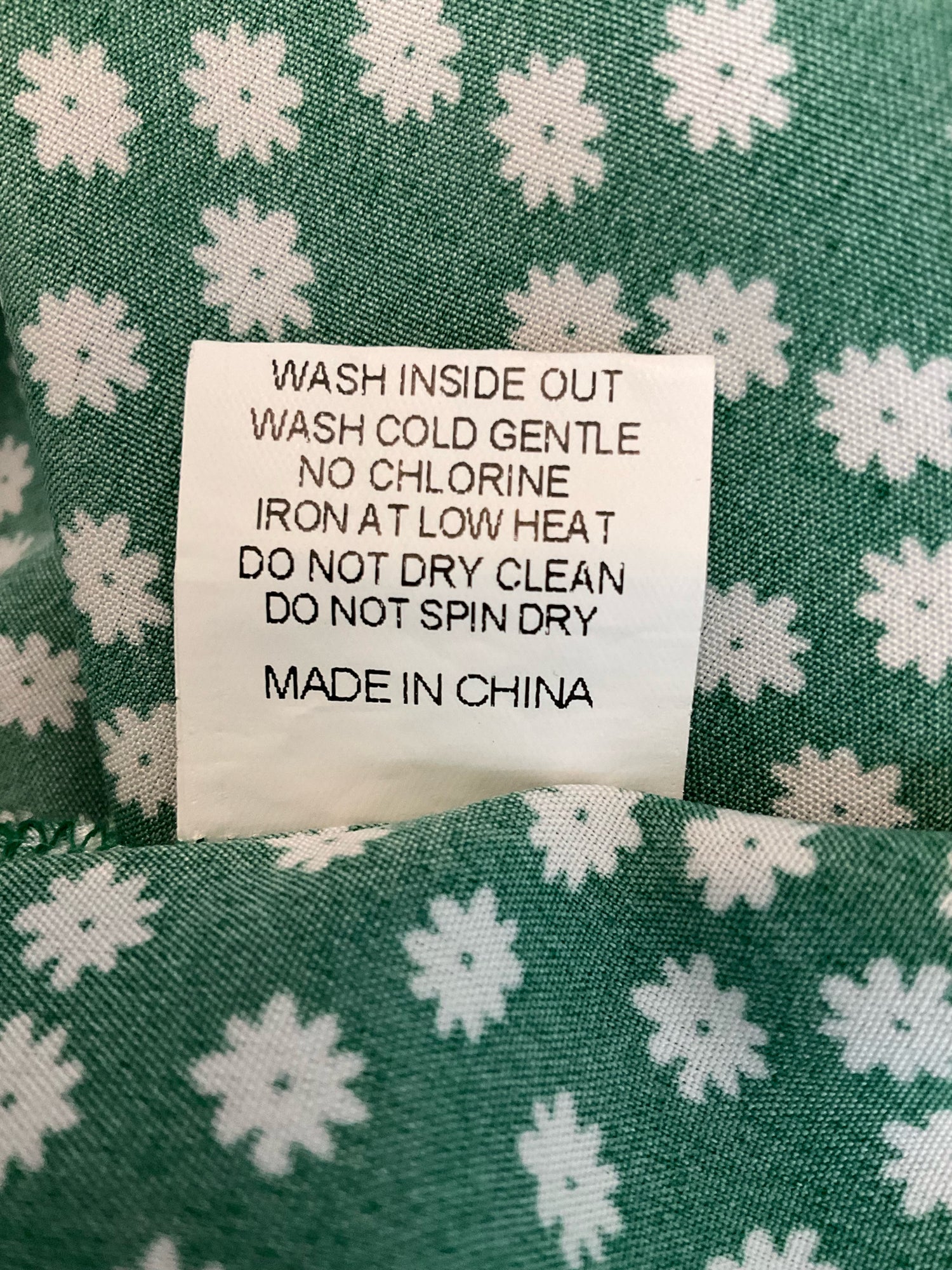 Nemidor Green Daisy Floral Faux Wrap V-Neck Dress Size UK 18 / US 14