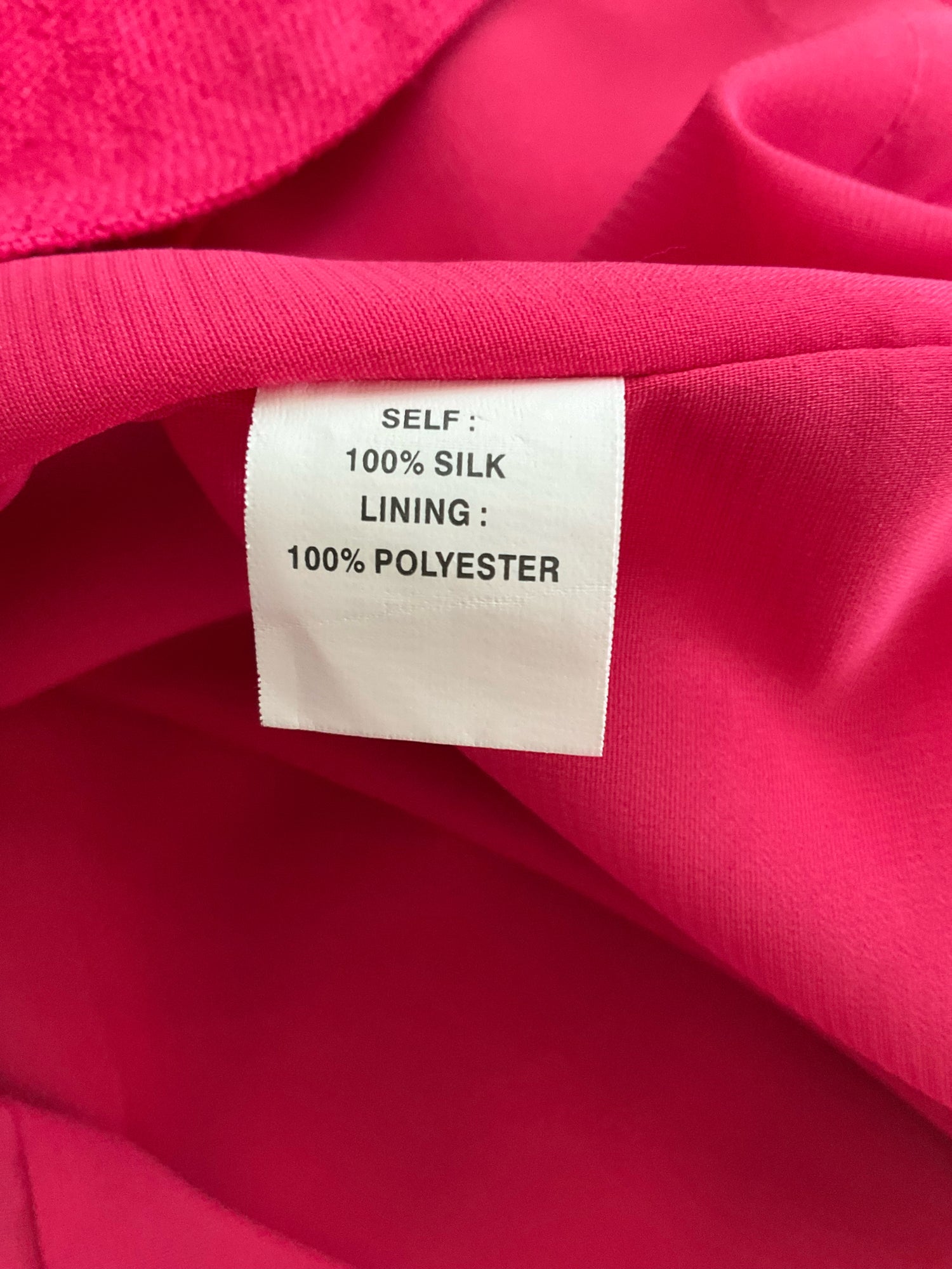 Phoebe Couture - Pink Solid Pre-Owned Ladies Dress Size 4