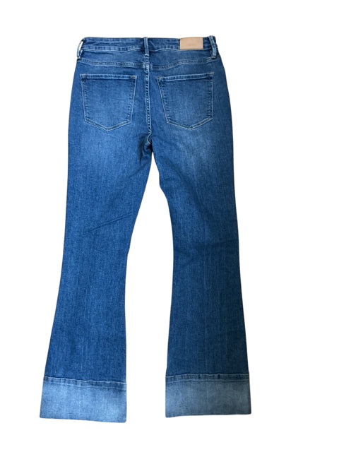 Dear John Jaxtyn Cropped Bootcut Jeans Stretch Light Wash Denim Size 28 / 6