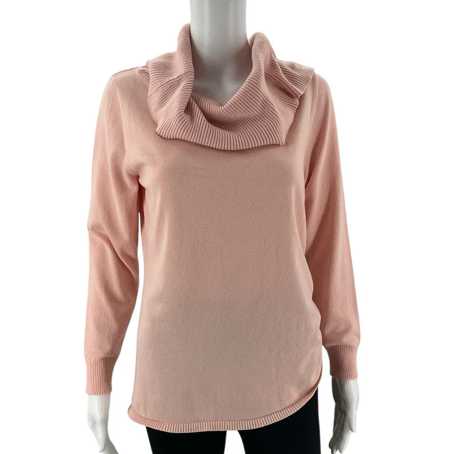 Ruby Rd Pink Solid Pre-Owned Ladies Top - Size Small - Margaret’s Fine Consignment