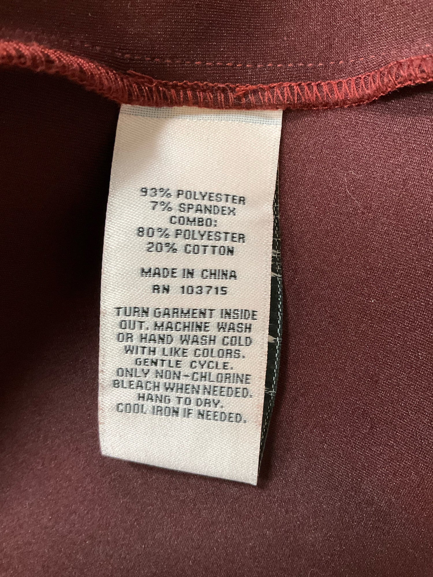 Nanette Lepore Maroon Open Front Zip Pocket Blazer Jacket Size Large