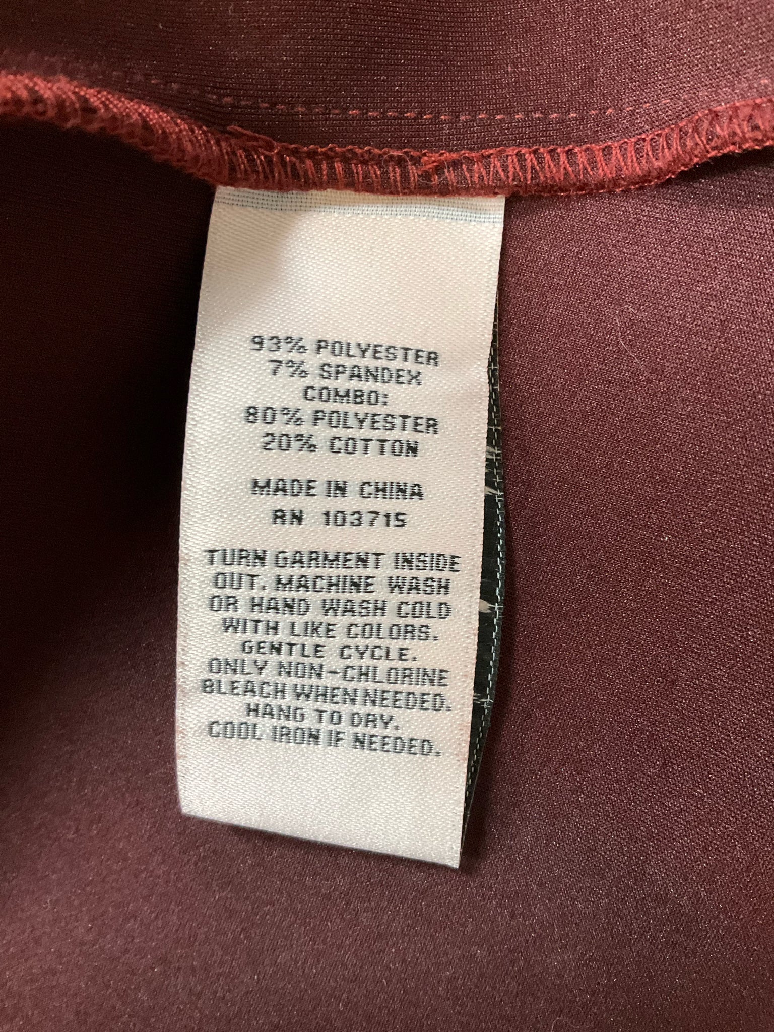 Nanette Lepore Maroon Open Front Zip Pocket Blazer Jacket Size Large