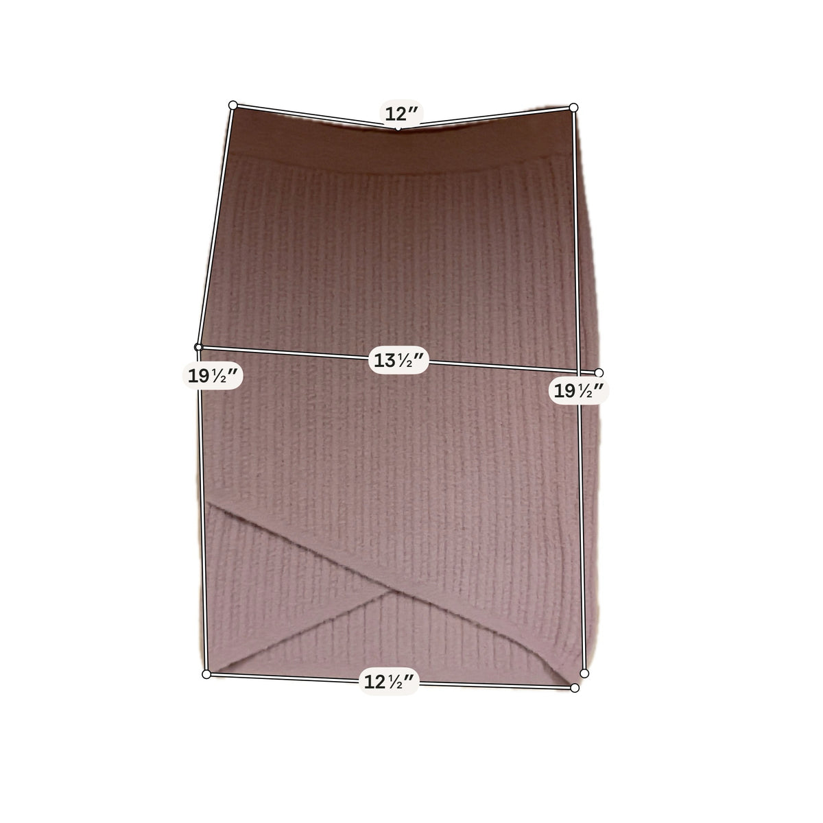 Express RUST Skirt Ribbed Knit Bodycon Mini Skirt Rust Brown NWT Size Small - Size S