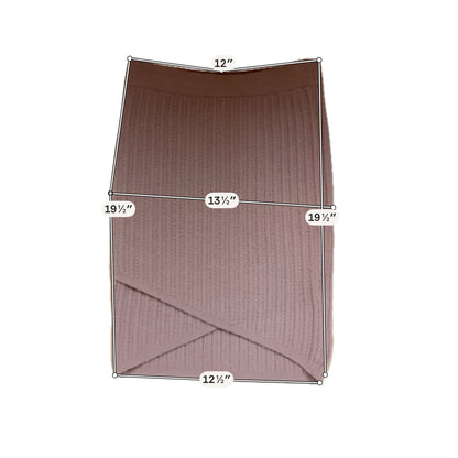 Express RUST Skirt Ribbed Knit Bodycon Mini Skirt Rust Brown NWT Size Small - Size S