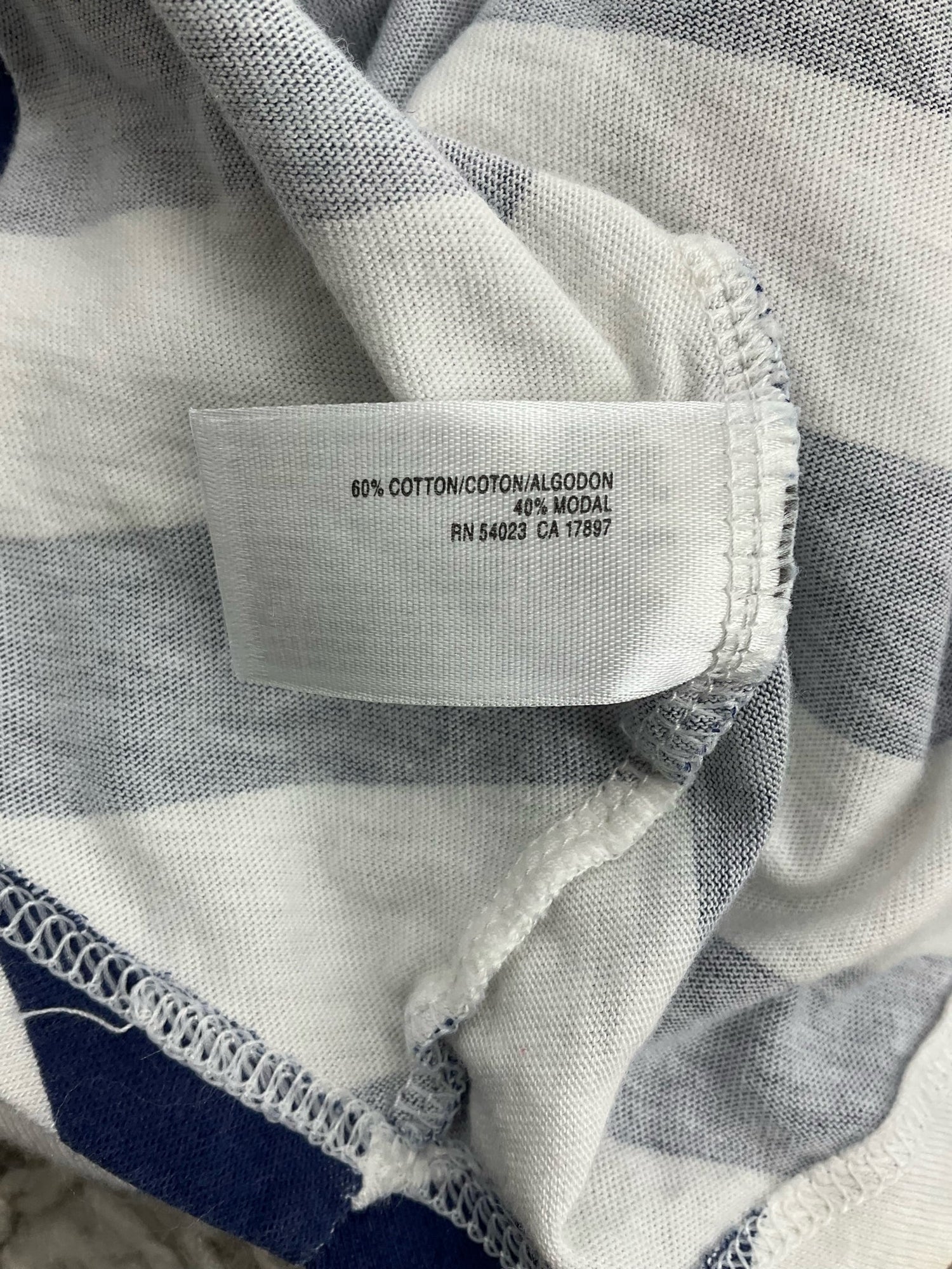 Old Navy White/Blue Stripe Pre-Owned Ladies Dress - Size Medium - Margaret’s Fine Consignment