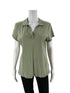 Cynthia Rowley Olive Solid Pre-Owned Ladies Top - Size Large - Margaret’s Fine Consignment