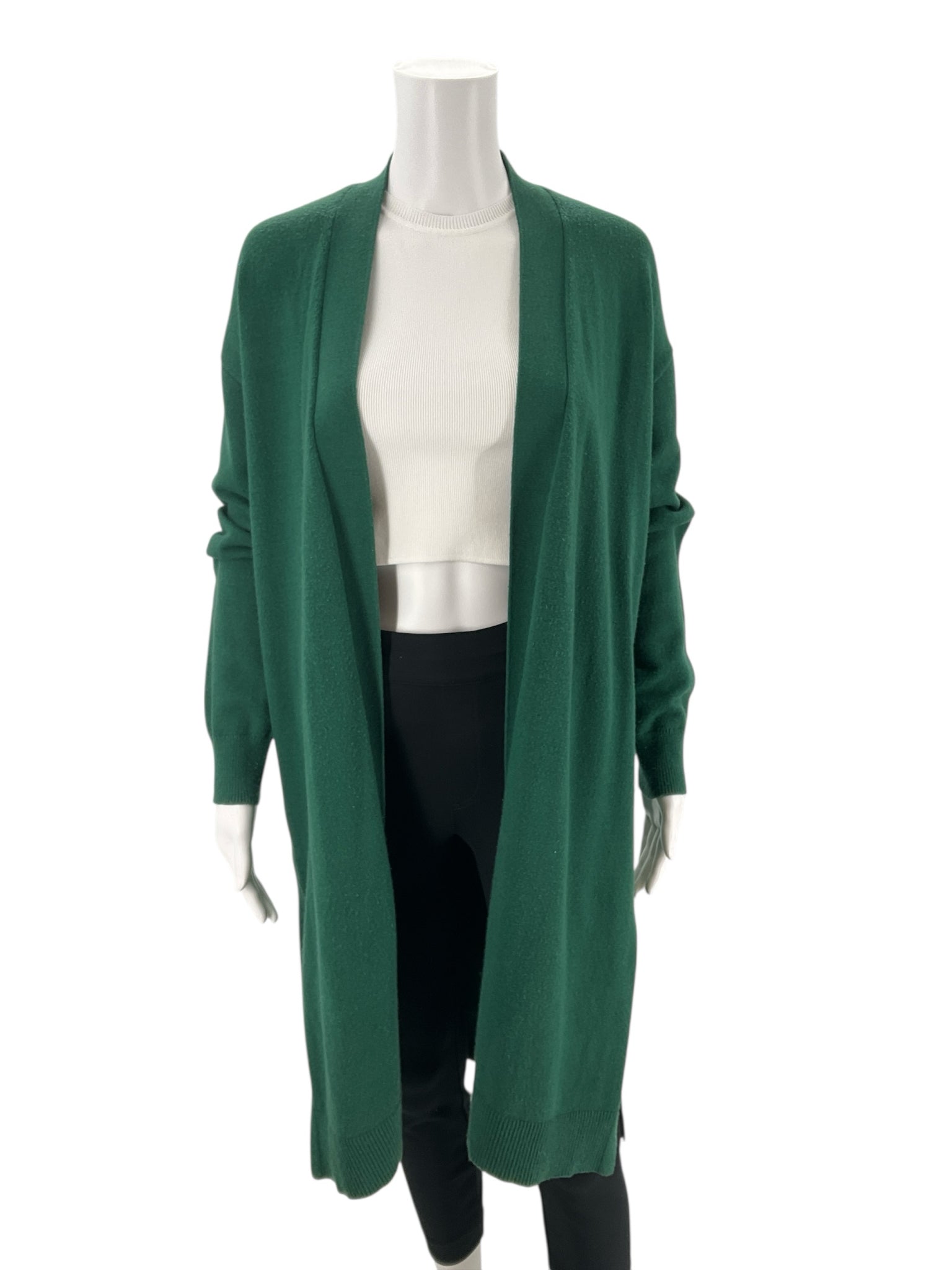 Ann Taylor Green Solid Shrug - Size Medium