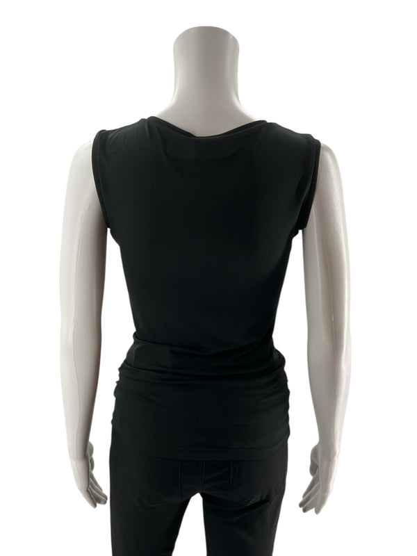 New York & Co Black Solid Pre-Owned Ladies Top - Size XS