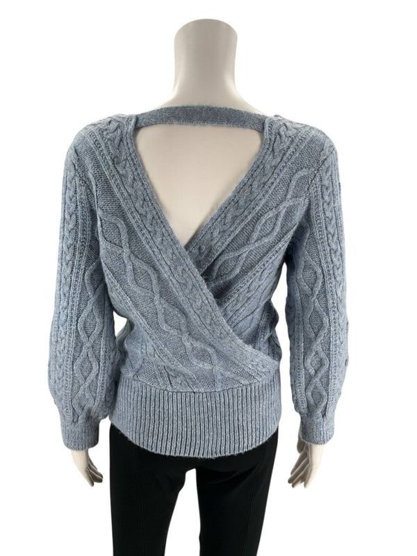 Maeve Blue Cable Top - Size XS - Margaret’s Fine Consignment