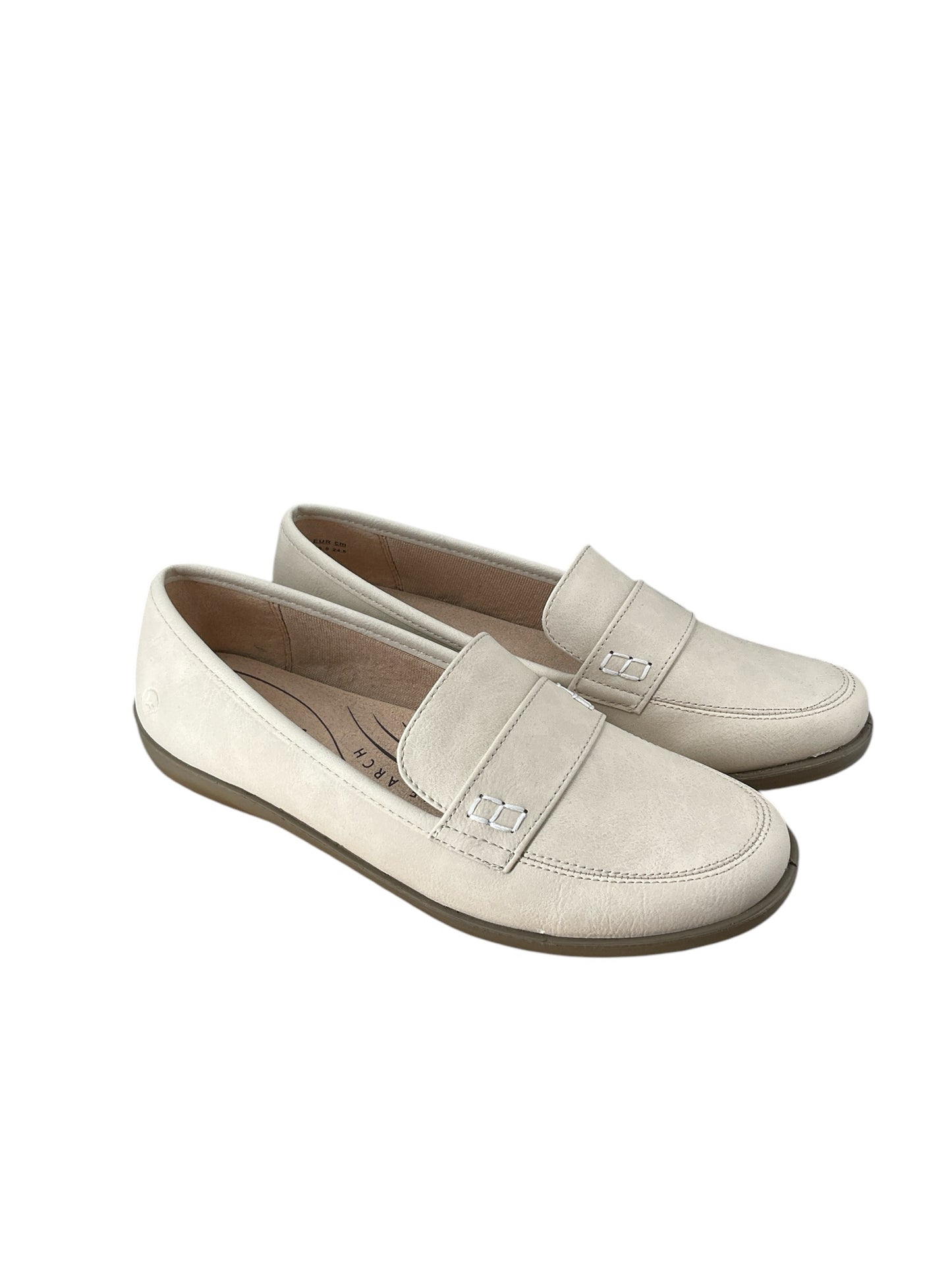 Life Stride Cream Slip on Size 8